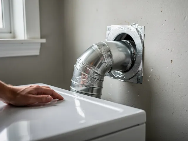 Burbank Dryer Vent Cleaning expert performing professional dryer vent repair and installation in Burbank